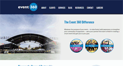 Desktop Screenshot of event360.com