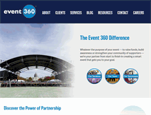 Tablet Screenshot of event360.com